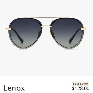 DIFF Lenox blk gold gradient
